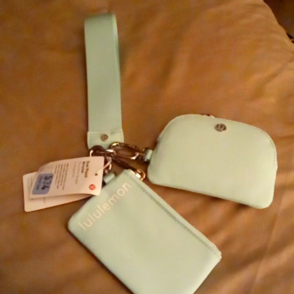 Lululemon dual pouch wristlets
